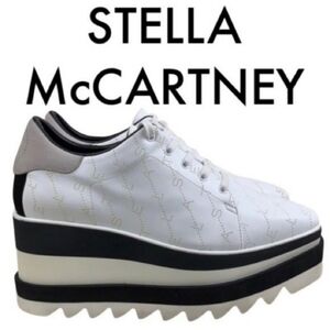STELLA McCARTNEY RARE WHITE BLACK MONOGRAM ELYSE
